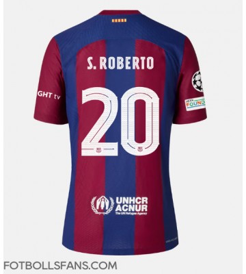 Barcelona Sergi Roberto #20 Replika Hemmatröja 2023-24 Kortärmad